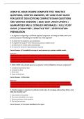 USPAP 15-HOUR COURSE COMPLETE TEST&comma; PRACTICE &NewLine;QUESTIONS&comma; VERIFIED ANSWERS&comma; KEY AND STUDY GUIDE &NewLine;FOR &lpar;LATEST 2026 EDITION&rpar; COMPLETE EXAM QUESTIONS &NewLine;AND VERIFIED ANSWERS &vert; 2026&ndash;2027 LATEST UPDATE &vert; &NewLine;GUARANTEED PASS &vert; DETAILED RATIONALES &vert; FULL STUDY &NewLine;G