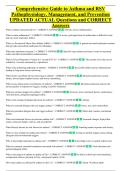 Comprehensive Guide to Asthma and RSV &NewLine;Pathophysiology&comma; Management&comma; and Prevention &NewLine;UPDATED ACTUAL Questions and CORRECT &NewLine;Answers