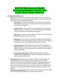 NUR 505 M8 Advanced Health Assessment Module 8 Chest and Lungs Study Guide Rated A&plus;&vert;Accurate&vert;Verified 2026