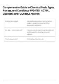 Comprehensive Guide to Chemical Peels&colon; Types&comma; &NewLine;Process&comma; and Candidacy UPDATED  ACTUAL  &NewLine;Questions and  CORRECT Answers