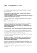 CRIM 103 MIDTERM STUDY GUIDE