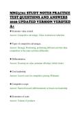 MNG3701 STUDY NOTES PRACTICE&NewLine;TEST QUESTIONS AND ANSWERS&NewLine;2026 UPDATED VERSION VERIFIED&NewLine;A&plus;