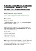 MNG3701 STUDY NOTES QUESTIONS&NewLine;AND CORRECT ANSWERS 2026&NewLine;LATEST PREP GUIDE VERIFIED A&plus;