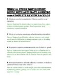 MNG3701 STUDY NOTES STUDY&NewLine;GUIDE WITH ACCURATE ANSWERS&NewLine;2026 COMPLETE REVIEW PACKAGE&NewLine;