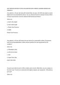 ABC CERTIFIED ORTHOTIC FITTER 330 QUESTIONS WITH CORRECT ANSWERS VERIFIED AND GRADED A&plus;