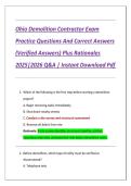 Ohio Demolition Contractor Exam Practice Q&A&NewLine;&NewLine;