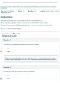 BSN 425 FACTS ABOUT AGING SURVEY QUIZ &vert; QUESTIONS AND ANSWERS &vert; 2026 UPDATE &vert; WITH COMPLETE SOLUTIONS&period;