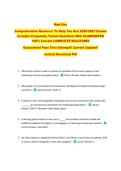 Med Gas  &NewLine;Comprehensive Resource To Help You Ace 2026-2027 Exams &NewLine;Includes Frequently Tested Questions With ELABORATED &NewLine;100&percnt; Correct COMPLETE SOLUTIONS  &NewLine;Guaranteed Pass First Attempt&excl;&excl; Current Update&excl;&excl;  &NewLine;Instant Download Pdf&NewLine;