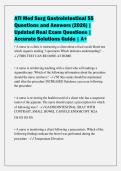 ATI Med Surg Gastrointestinal 55&NewLine;Questions and Answers &lpar;2026&rpar; &vert;&NewLine;Updated Real Exam Questions &vert;&NewLine;Accurate Solutions Guide &vert; A&plus;