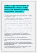 ATI Med Surg Gastrointestinal 80&NewLine;Questions and Answers &lpar;2026&rpar; &vert;&NewLine;Latest Exam Practice Questions &vert;&NewLine;Fully Verified Answers &vert; A&plus;