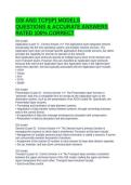 OSI AND TCP&lpar;IP&rpar; MODELS QUESTIONS & ACCURATE ANSWERS RATED 100&percnt; CORRECT