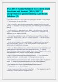 WGU D184 Standards-Based Assessment Exam&NewLine;Questions and Answers &lpar;2026&sol;2027&rpar; &vert;&NewLine;Comprehensive Question Bank &vert; Exam Ready&NewLine;Solutions &vert; A&plus;