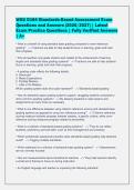 WGU D184 Standards-Based Assessment Exam&NewLine;Questions and Answers &lpar;2026&sol;2027&rpar; &vert; Latest&NewLine;Exam Practice Questions &vert; Fully Verified Answers&NewLine;&vert; A&plus;&NewLine;