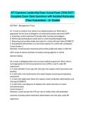 ATI Capstone Leadership Exam Actual Exam 2026&sol;2027 &vert; Complete Exam-Style Questions with Detailed Rationales &vert; Pass Guaranteed &ndash; A&plus; Graded