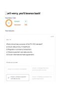 PCI ASV Exam - Multiple Questions and Correct Answers with Complete Solution &vert; New Update 2026&sol;27