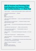 HESI A2 Anatomy and Physiology All-in-One Study Bundle &vert; 2026 Test Bank & Practice Questions &vert; Verified A&plus; Revision Material &vert; 100&percnt; Exam Ready Set