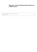 Ethics Exam 1 Test Bank UPDATED ACTUAL Questions and &NewLine;CORRECT Answers