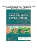 Test Bank - Stanhope and Lancasters Community Health Nursing in Canada&comma; 4th Edition &lpar;MacDonald&comma; 2026&rpar;&comma; Chapter 1-18 &vert; All Chapters