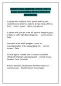 Behavioral Neuroscience Test 6 &ndash; Complete Solutions & Exam Q&A&NewLine;&NewLine;