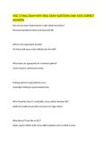 MDC 3 FINAL EXAM WITH REAL EXAM QUESTIONS AND 100&percnt; CORRECT ANSWERS