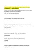 MDC3 REAL EXAM QUESTIONS WITH ALL CORRECT ANSWERS VERIFIED AND ALREADY GRADED A&plus;