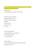 MDC3 LATEST EXAM GUIDE WITH OVER 250 QUESTIONS AND CORRECT ANSWERS FOR A GUARANTEED PASS