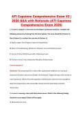  ATI Capstone Comprehensive Exam V1-V3 &vert; 2026 Q&A with Rationale &lpar;ATI Capstone Comprehensive Exam 2026&rpar;