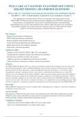 WELLCARE ACT MASTERY EXAM  PACKAGE DEAL