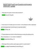 NEIEP 500 Final Exam questions and answers 20262027 update