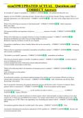 econ3190 UPDATED ACTUAL   Questions and &NewLine;CORRECT Answers