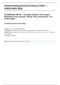 Samenvatting CKV Kunst Cultuur HAVO VWO UITGEBREID 2026 &plus; 25 Oefenvragen - Kunstgeschiedenis Stromingen Renaissance Barok Impressionisme Kubisme Pop Art Muziek Theater Film Architectuur 30&plus; Pagina's