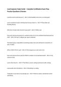 Lead Inspector Study Guide &ndash; Complete Certification Exam Prep&comma; Practice Questions & Review