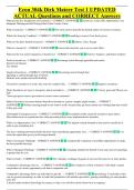 Econ 304k Dirk Mateer Test 1 UPDATED &NewLine;ACTUAL Questions and CORRECT Answers