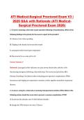 ATI Medical-Surgical Proctored Exam V3 &vert; &NewLine;2026 Q&A with Rationale &lpar;ATI Medical&NewLine;Surgical Proctored Exam 2026&rpar; 