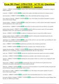 Econ 201 Final  UPDATED   ACTUAL Questions &NewLine;and CORRECT  Answers