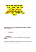 WGU D686 Sections 1 & 2 EXAM QUESTIONS AND VERIFIED CORRECT ANSWERS GRADED A&plus; -LATEST 2026-2027- 100- GUARANTEED PASS&period;docx&NewLine;&NewLine;