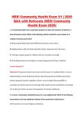 HESI Community Health Exam V1 &vert; 2026 &NewLine;Q&A with Rationale &lpar;HESI Community &NewLine;Health Exam 2026&rpar;