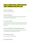 USPA D LICENSE FINAL PAPER UPDATED&NewLine;SCRIPT PREMIUM QUESTIONS AND 