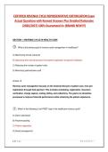 CERTIFIED REVENUE CYCLE REPRESENTATIVE CERTIFICATION Exam Actual Questions with Revised Answers Plus Detailed Rationales &lpar;2026&sol;2027&rpar; 100&percnt; Guaranteed A&plus; &lpar;BRAND NEW&excl;&excl;&excl;&rpar;