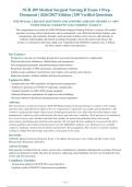 NUR 209 Medical Surgical Nursing II Exam 1 & 3  Prep Document  Package deal