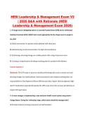  HESI Leadership & Management Exam V1-V3 &vert; 2026 Q&A with Rationale &lpar;HESI Leadership & Management Exam 2026&rpar;