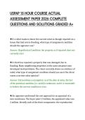 USPAP 15 HOUR COURSE ACTUAL&NewLine;ASSESSMENT PAPER 2026 COMPLETE&NewLine;QUESTIONS AND SOLUTIONS GRADED A&plus;