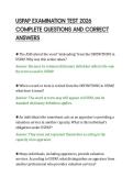 USPAP EXAMINATION TEST 2026&NewLine;COMPLETE QUESTIONS AND CORRECT&NewLine;ANSWERS