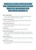 MODULE 6 CUMULATIVE QUIZ SPE&NewLine;525 COMPREHENSIVE STUDY GUIDE&NewLine;2026 FULL QUESTIONS AND&NewLine;SOLUTIONS GRADED A&plus;&NewLine;