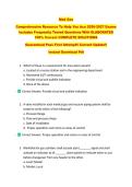 Med Gas  &NewLine;Comprehensive Resource To Help You Ace 2026-2027 Exams &NewLine;Includes Frequently Tested Questions With ELABORATED &NewLine;100&percnt; Correct COMPLETE SOLUTIONS  &NewLine;Guaranteed Pass First Attempt&excl;&excl; Current Update&excl;&excl;  &NewLine;Instant Download Pdf