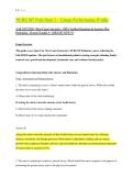 NURS 307 Peds Quiz 1 &ndash; Group Performance Profile &vert; Fall 2025&sol;2026 &vert; West Coast University &vert; 100&percnt; Verified Questions & Answers Plus Rationales &vert; Already Graded A&plus; &lpar;BRAND NEW&excl;&excl;&excl;&rpar;