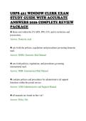 USPS 421 WINDOW CLERK EXAM&NewLine;STUDY GUIDE WITH ACCURATE&NewLine;ANSWERS 2026 COMPLETE REVIEW&NewLine;PACKAGE&NewLine;