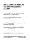 MODULE 6 NCCER EXAMINATION TEST&NewLine;2026 VERIFIED QUESTIONS WITH&NewLine;SOLUTIONS