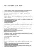 MKTG 3310 EXAM 1 STUDY GUIDE