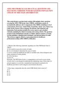 APEX NIH STROKE SCALE 300 ACTUAL QUESTIONS AND &NewLine;SOLUTIONS &lpar;VERIFIED&rpar; WITH DETAILED RATIONALE NEW &NewLine;UPDATE OF THIS YEAR ASSURRED PASS &NewLine; &NewLine;